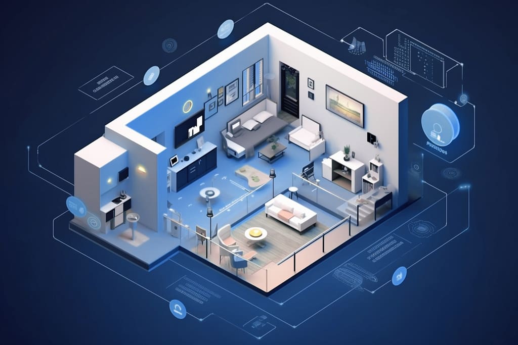 Casa tecnologíca PropTech maqueta proyecto