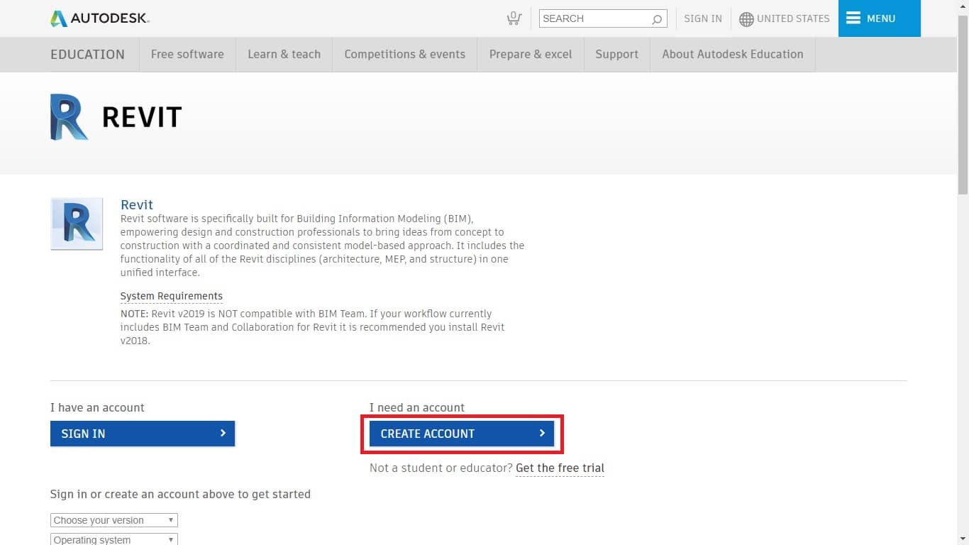 tutorial descarga revit abrir cuenta