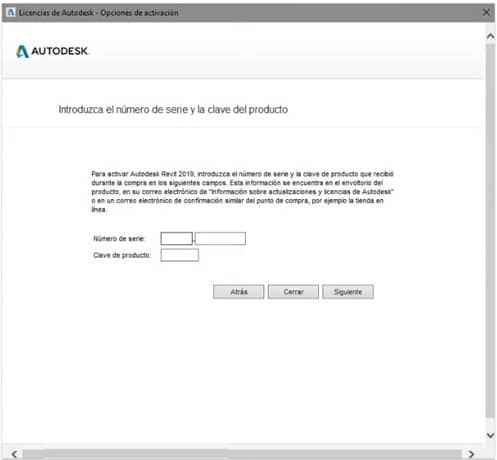 Numero de serie revit