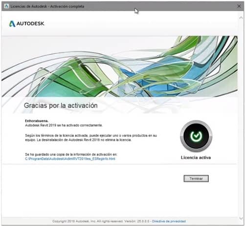Clave de producto Revit