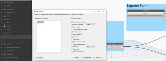 Python junto con Dynamo